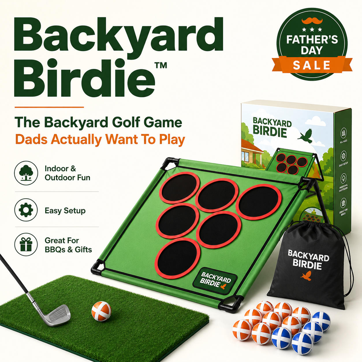 Backyard Birdie™ Golf Party Game